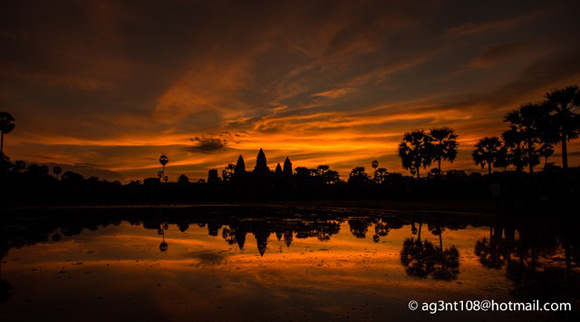 Chris's Angkor Wat at sunrise