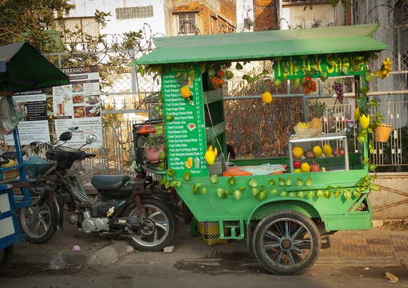 A fruit shop on wheels