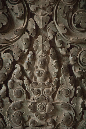 Angkor Wat wall carvings